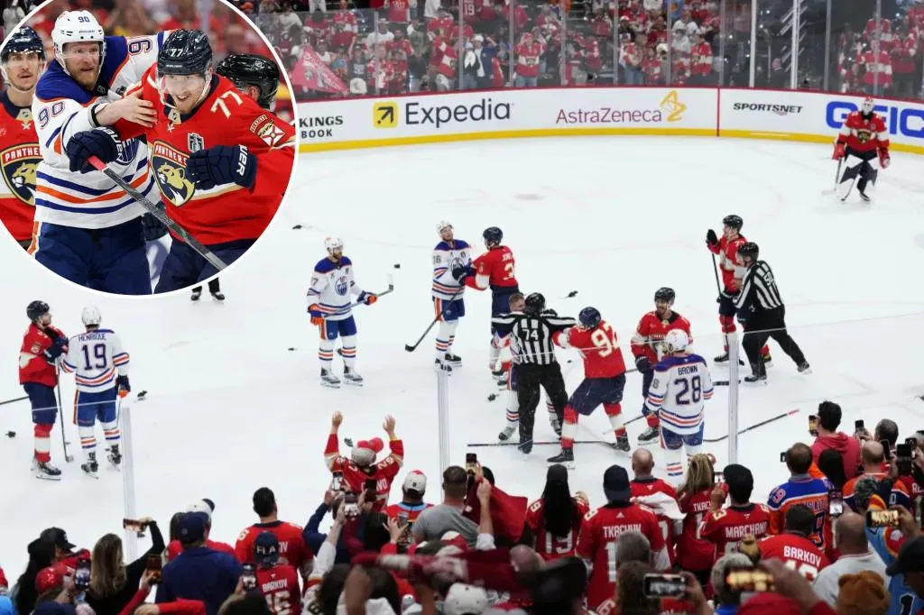 Kekacauan di Laga 3 Panthers-Oilers, Florida Unggul di Final Piala Stanley